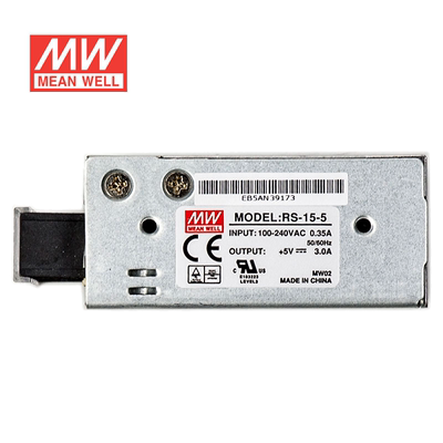 明纬 RS-15-24 开关电源220V转24V直流0.625A 台湾品牌 质保三年