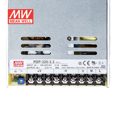 明纬24V电源320W RSP-320-24 13.4A直流开关稳压PFC恒流限流 台湾