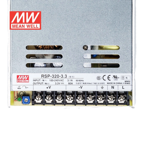 明纬5V电源300W RSP-320-5 60A直流DC开关稳压PFC大屏LED 台湾