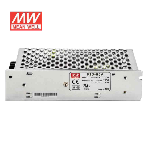 明纬5V12V双路隔离电源78W RID-85A 5V8A+12V4A