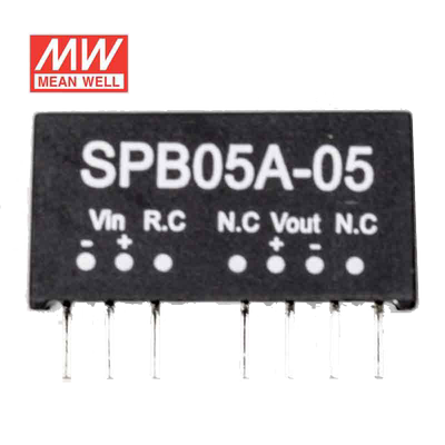 明纬24V变12V电源5W SPB05B-12 18-36V转12V417mA DC-DC输出