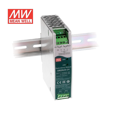 明纬48V DRDN20-48 36~60VDC 20A左右超薄宽度导轨型冗余模块台湾