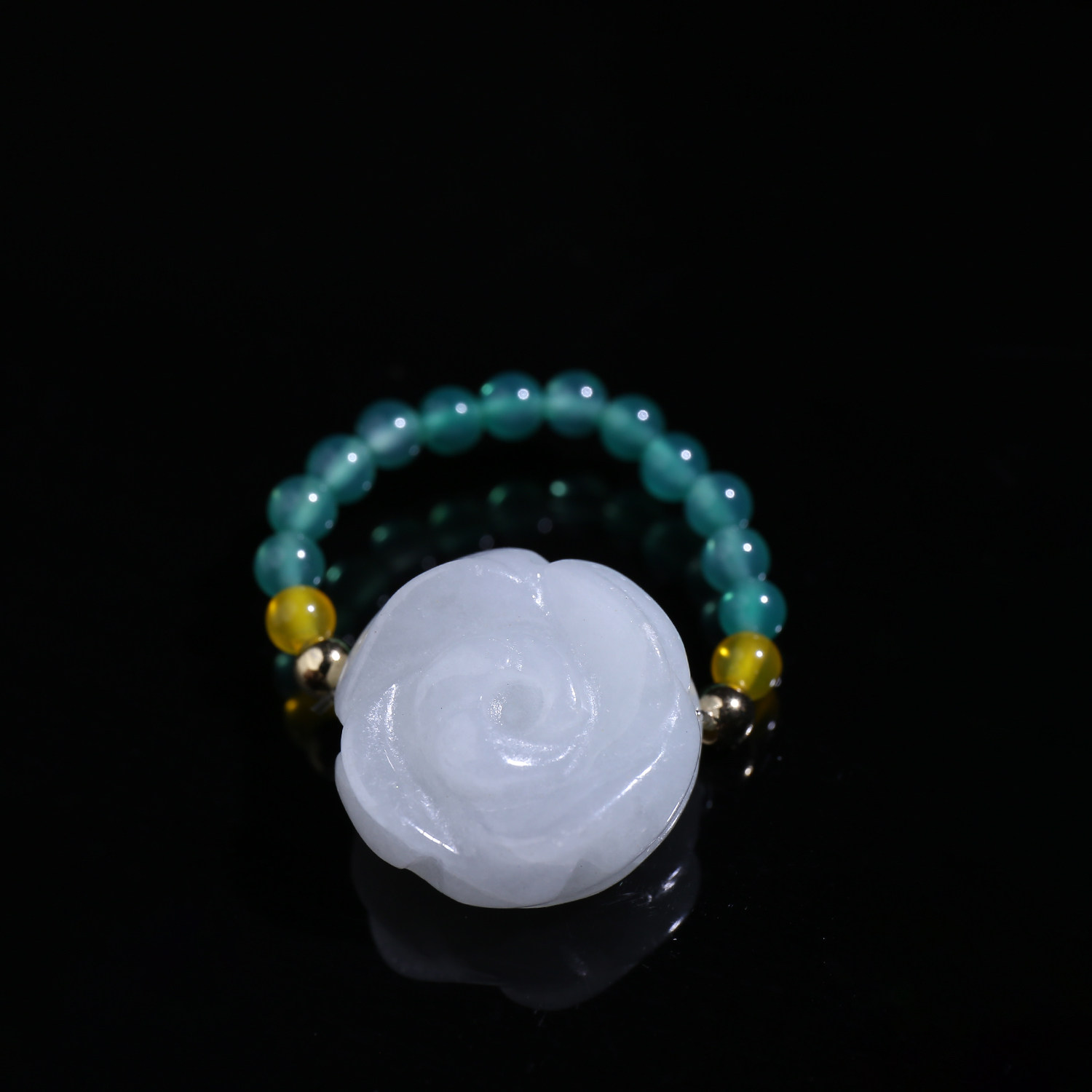 慕古珠宝天然A货翡翠白月光玫瑰花戒指冰韵玫影翡翠玫瑰戒指,珠宝/钻石/翡翠,戒指/指环,淘宝优惠券,粉丝福利购,淘宝优惠卷