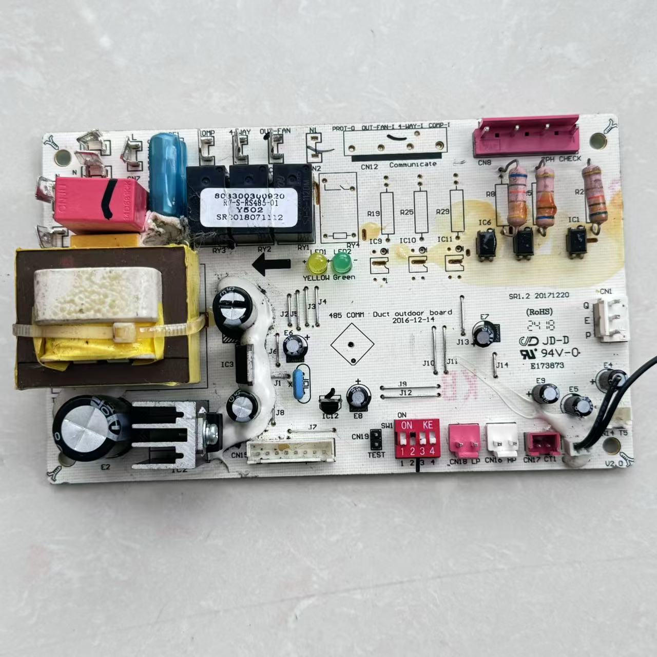 原装志高803300300920中央空调室外机线路控制主板 RW-S-RS485-01