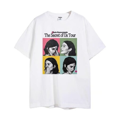 Gracie Abrams周边衣服短袖t恤t-shirt纯棉演唱会tee欧美夏季男女