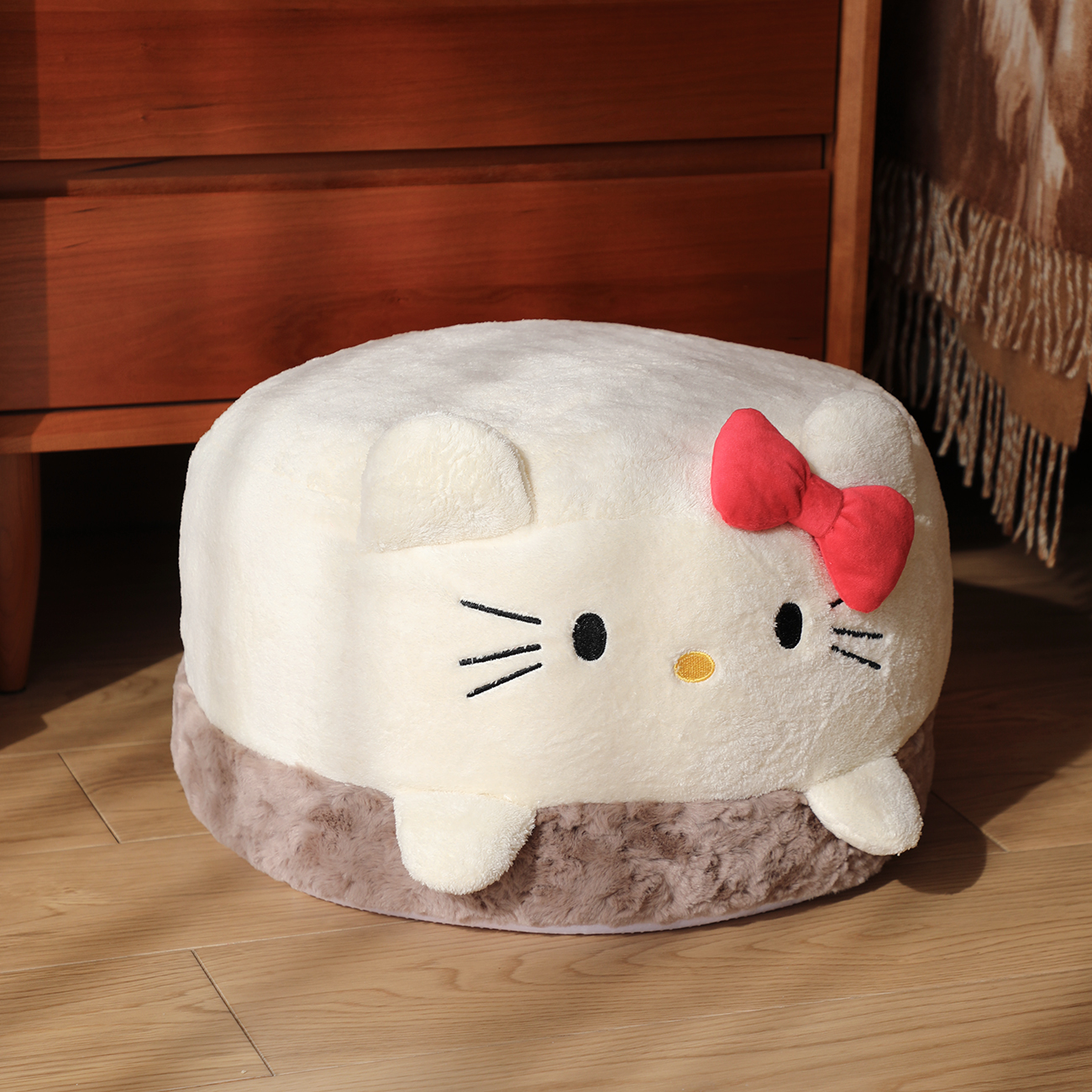 可爱沙发脚凳卡通卧室摆件坐墩可拆洗矮凳换鞋墩子儿童房书桌脚凳