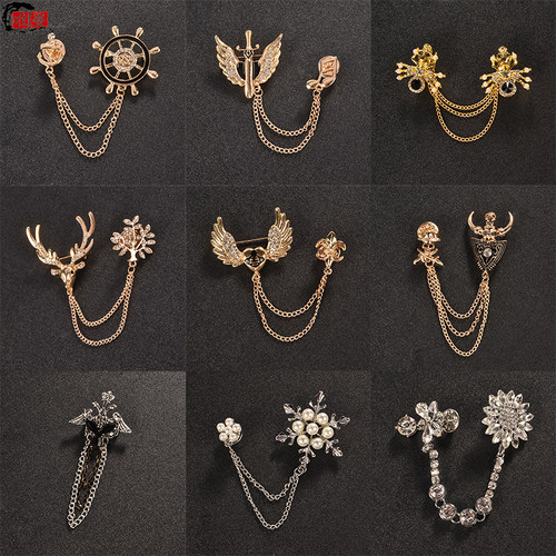 胸针男士配饰唯曼合金复古女