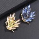 配饰胸花包包帽子装 合金玻璃蝴蝶造型设计胸针女时尚 优雅服装 饰品