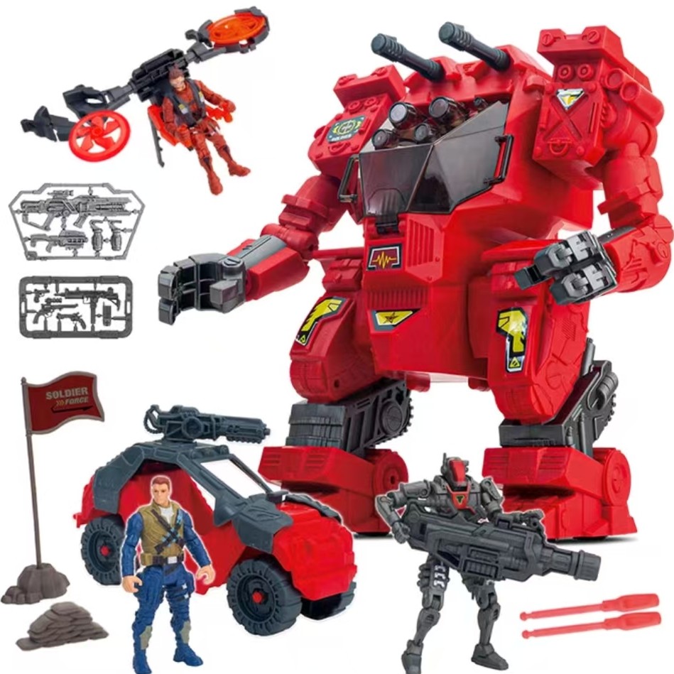 CM电动机器人套装酷炫机甲造型