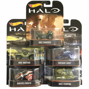 HOTWHEELS风火轮火辣小跑车 光晕游戏光环战争合金飞机模型HALO