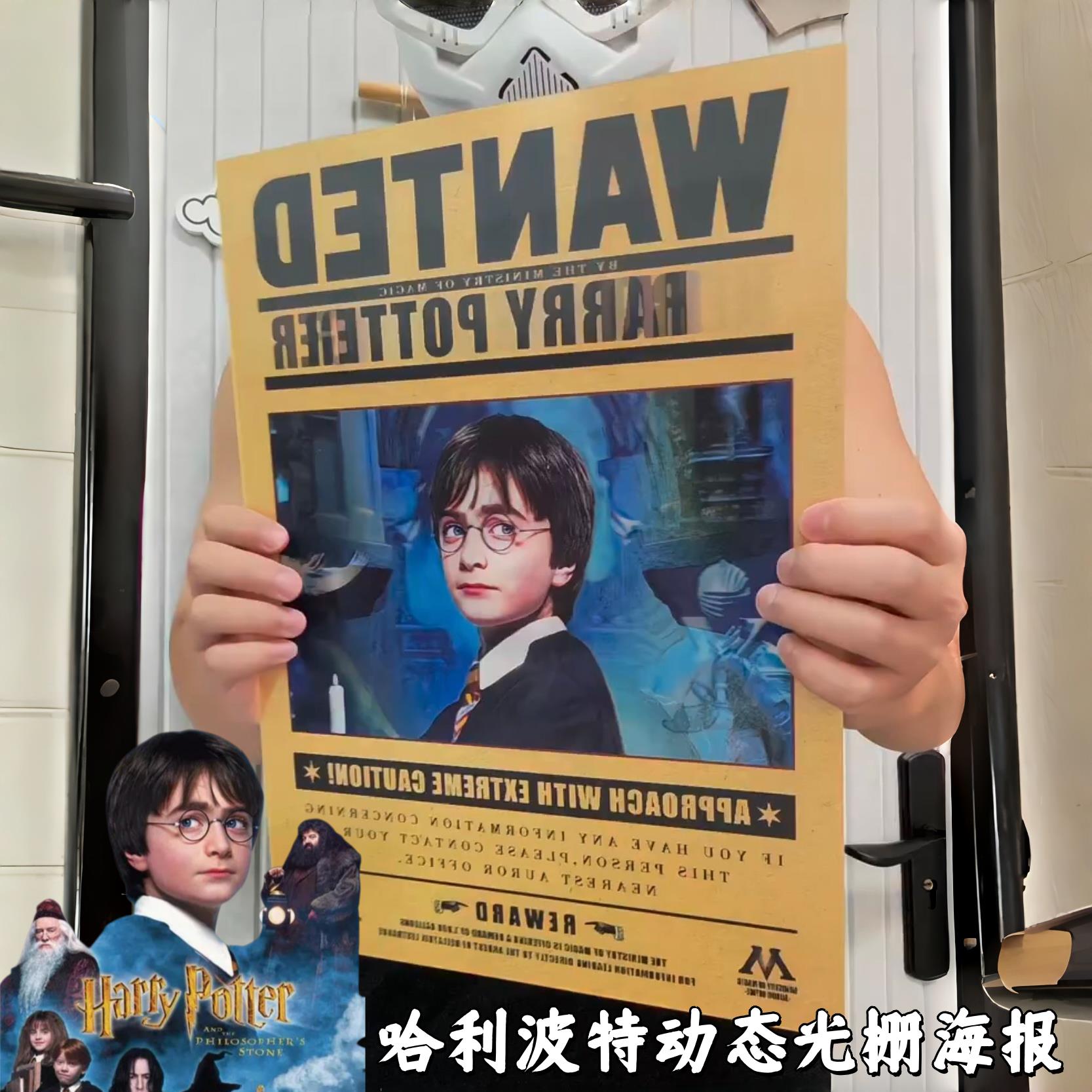 哈利波特光栅海报3d立体