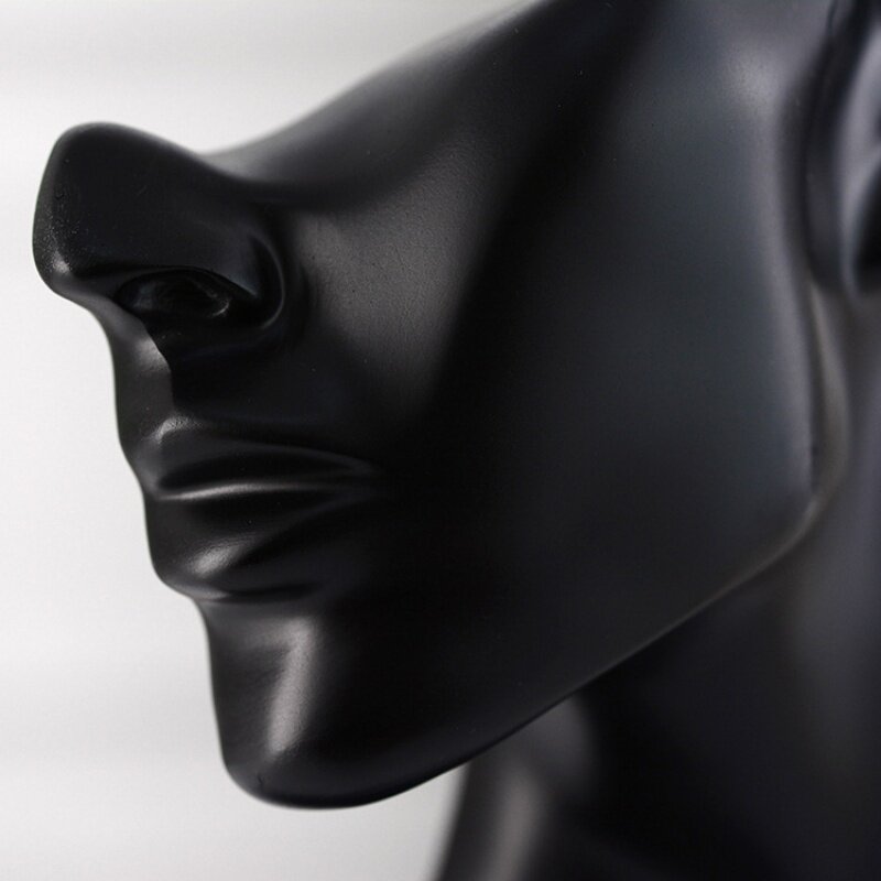 抖音新款树脂工艺品耳环项链吊坠人像展示台道具珠宝首饰陈列拍摄