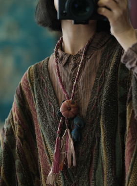 布男女通用项链挂件配饰手工编织