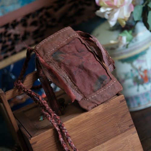 复古风好搭配设计布艺手机背