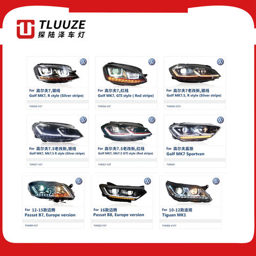 LED大灯总成德系速腾帕萨特途观