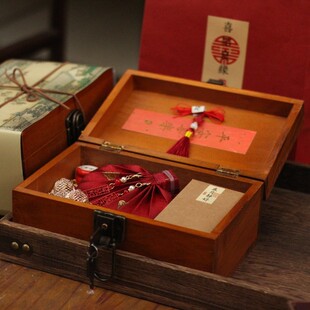 伴手礼囍结良缘中式婚礼结发红色荷包香囊套装香礼结婚国风礼品