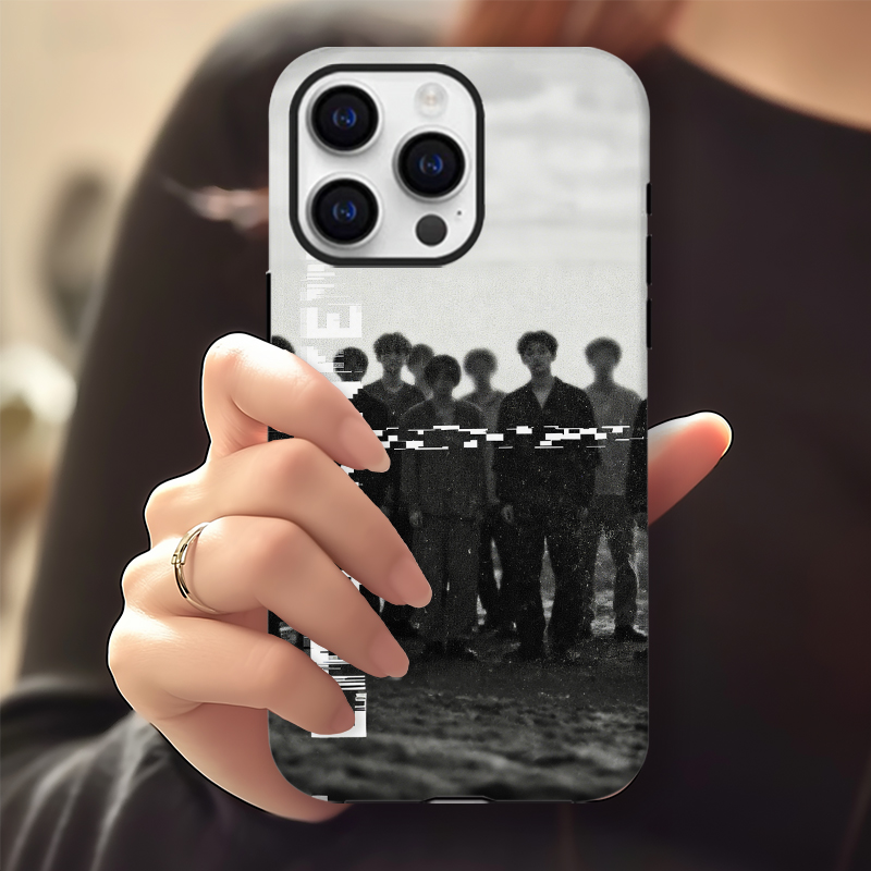 灰调淡漠世间个性艺术手机壳适用苹果17华为vivo红米OPPO荣耀iQOO苹果16promax荣耀华为vivo红米oppo