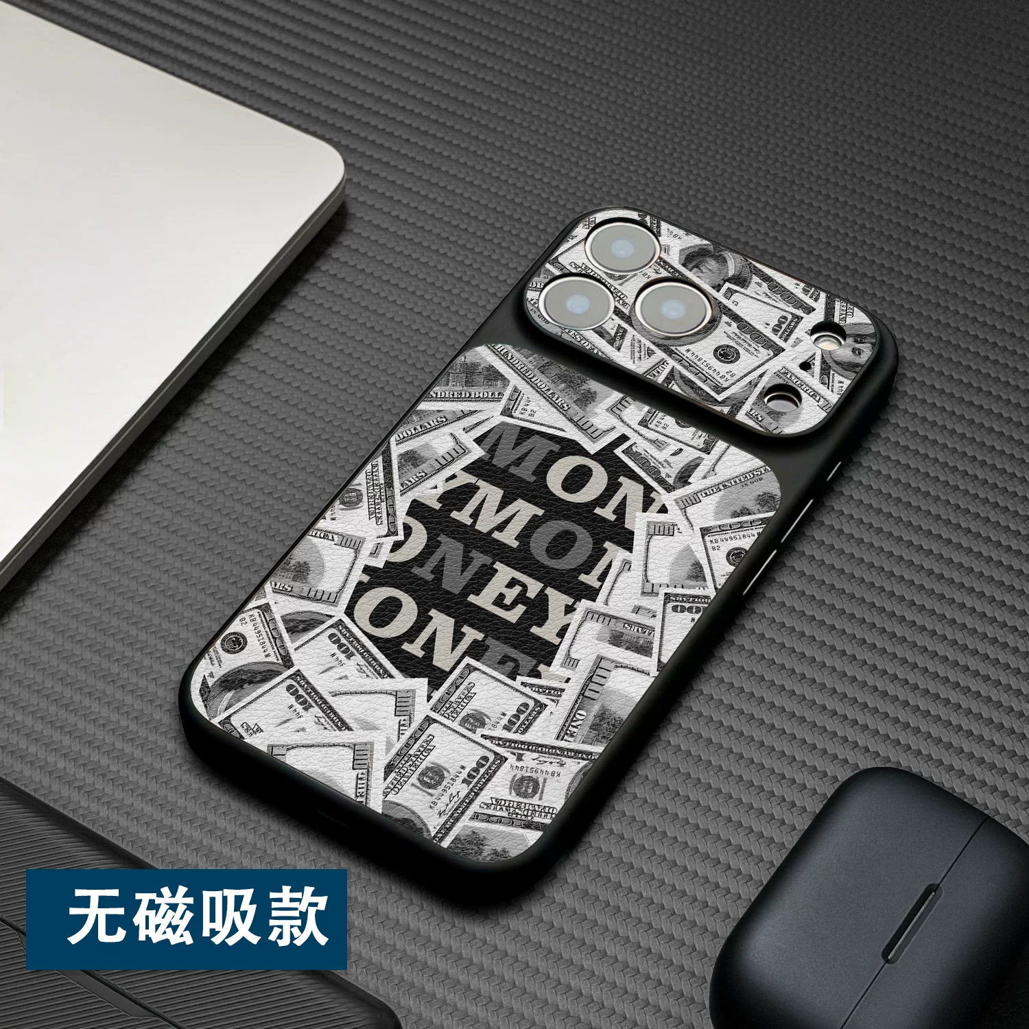 美式复古美金适用苹果17pro手机壳iPhone16PM防摔15贴皮硬壳13PRO
