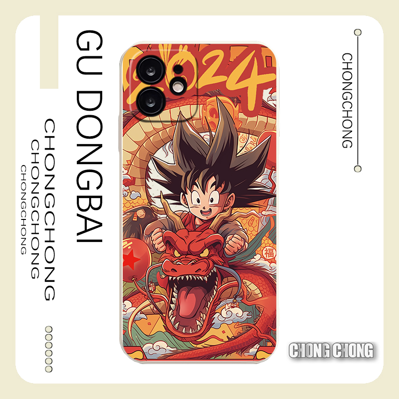 七龙珠悟空动漫手机壳适用苹果15pro红米k70小米14软壳xsmax华为mate60畅享50卡通IQOONEO9荣耀100vivos18潮6
