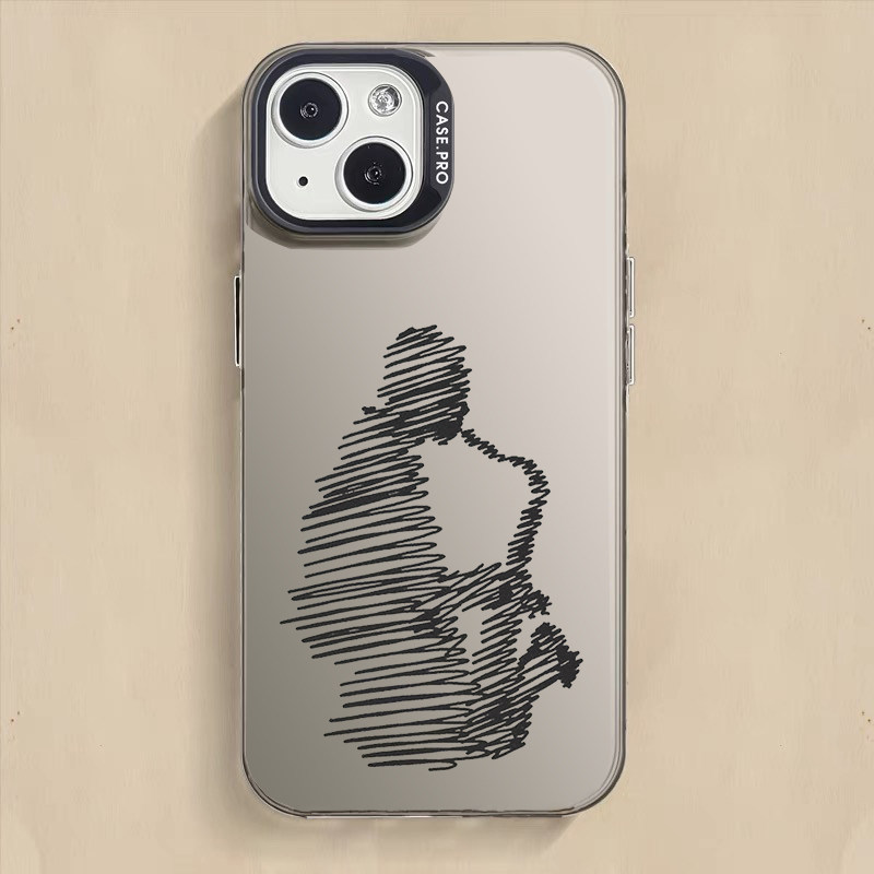 萨克斯艺术创意潮IMD镭射亚克力硬壳软包边手机壳适用苹果15红米k60荣耀90华为MATE60PRO防摔IQOONEO8爆款x90