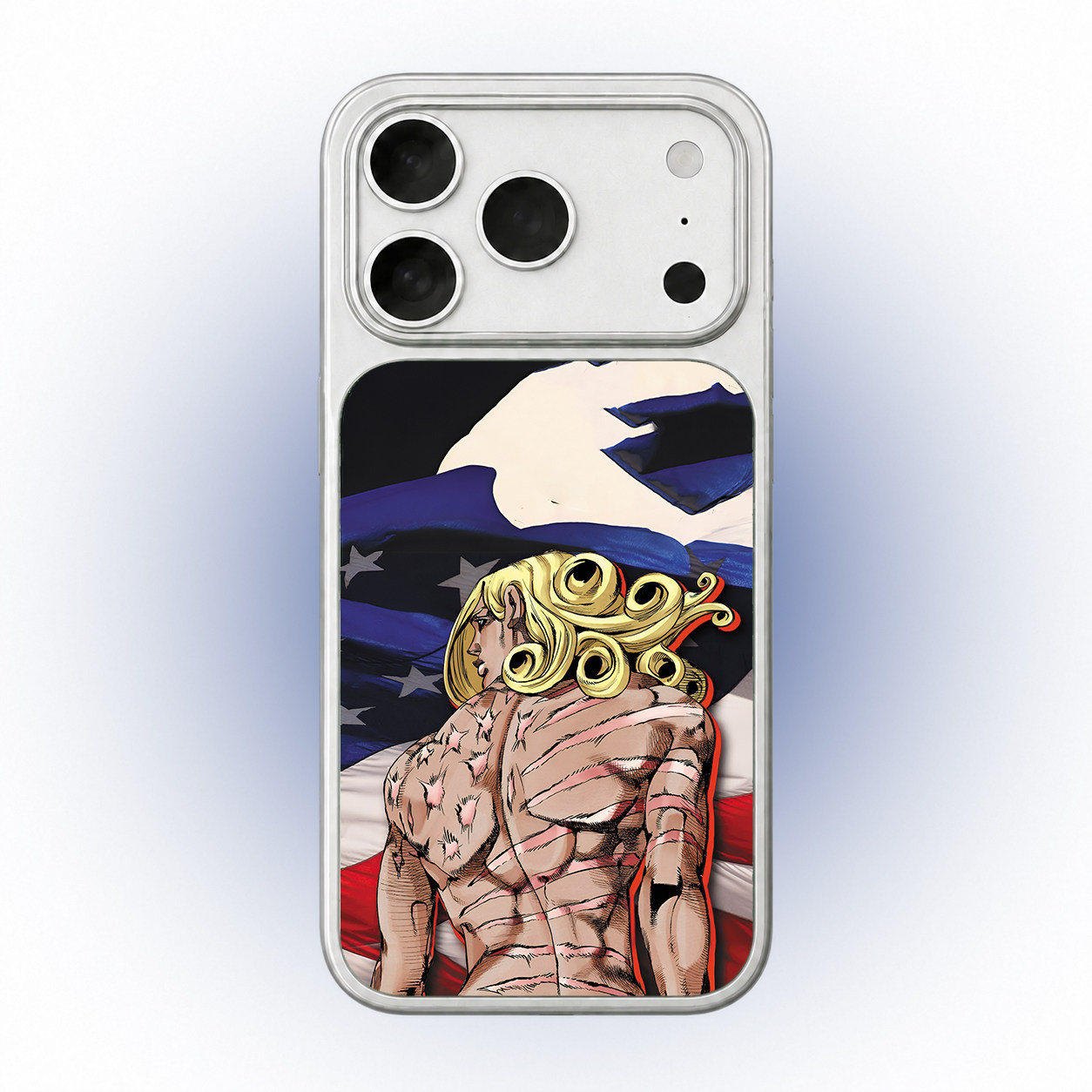 JOJO动漫潮流弹孔法尼大统领手机壳适用iPhone17promax苹果16pro红米k90OPPOreno16一加大孔高级感