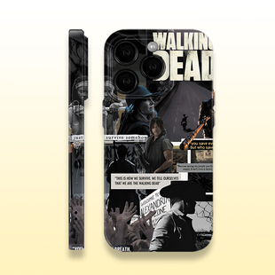 高分美剧行尸走肉手机壳小众瑞克尼根潮菲林亮面硬壳适用苹果15红米k70荣耀90华为MATE60PRO防摔IQOONEO8软壳