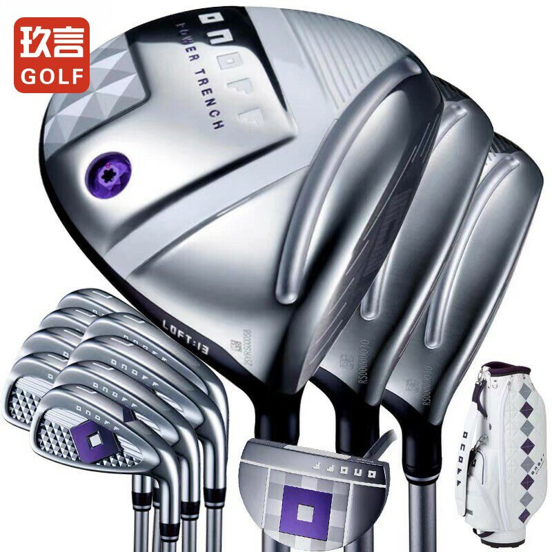 日本进口正品ONOFF高尔夫球杆女士套杆白色碳素杆高容错新款golf