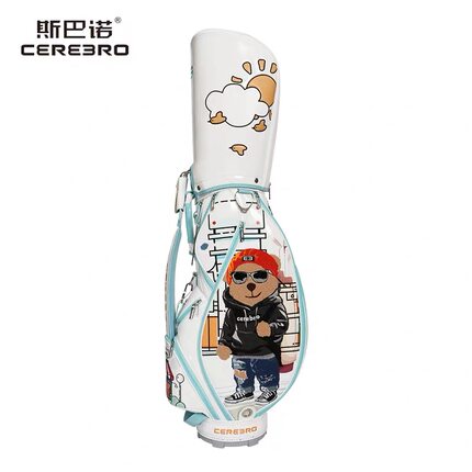 CEREBRO斯巴诺世纪熊高尔夫球包golfbag个性可爱卡通可携标准球包
