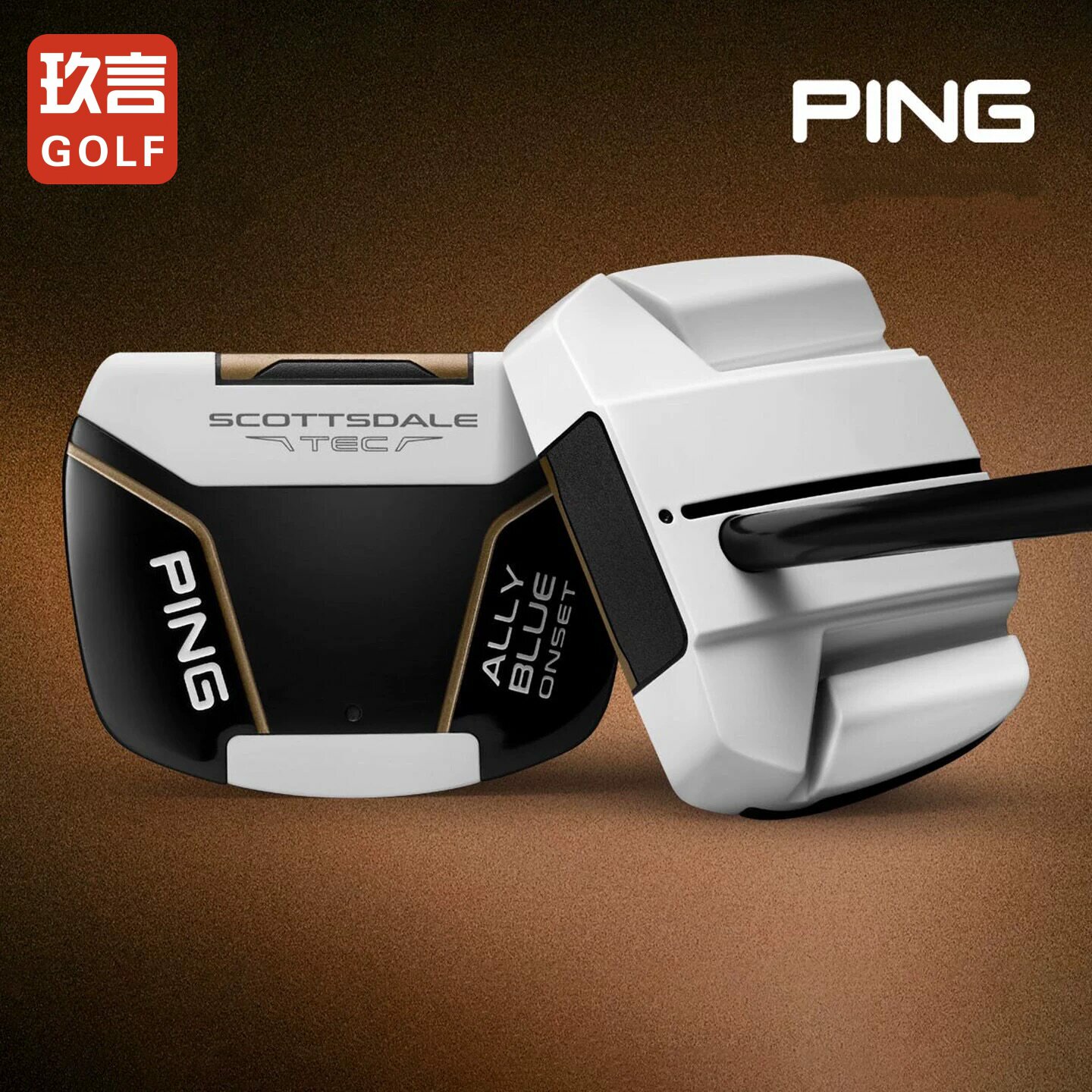 26新款PING高尔夫推杆Scottsdale TEC大头稳定推杆男士球杆
