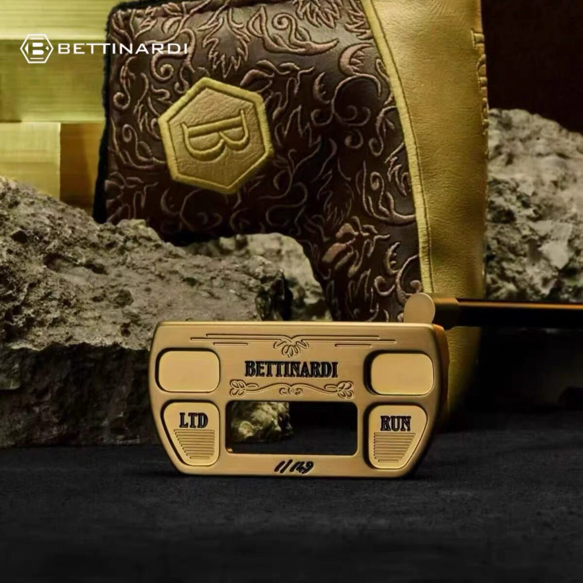 BETTINARDI贝特纳蒂推杆高尔夫球杆黄金淘金热零扭矩限量版