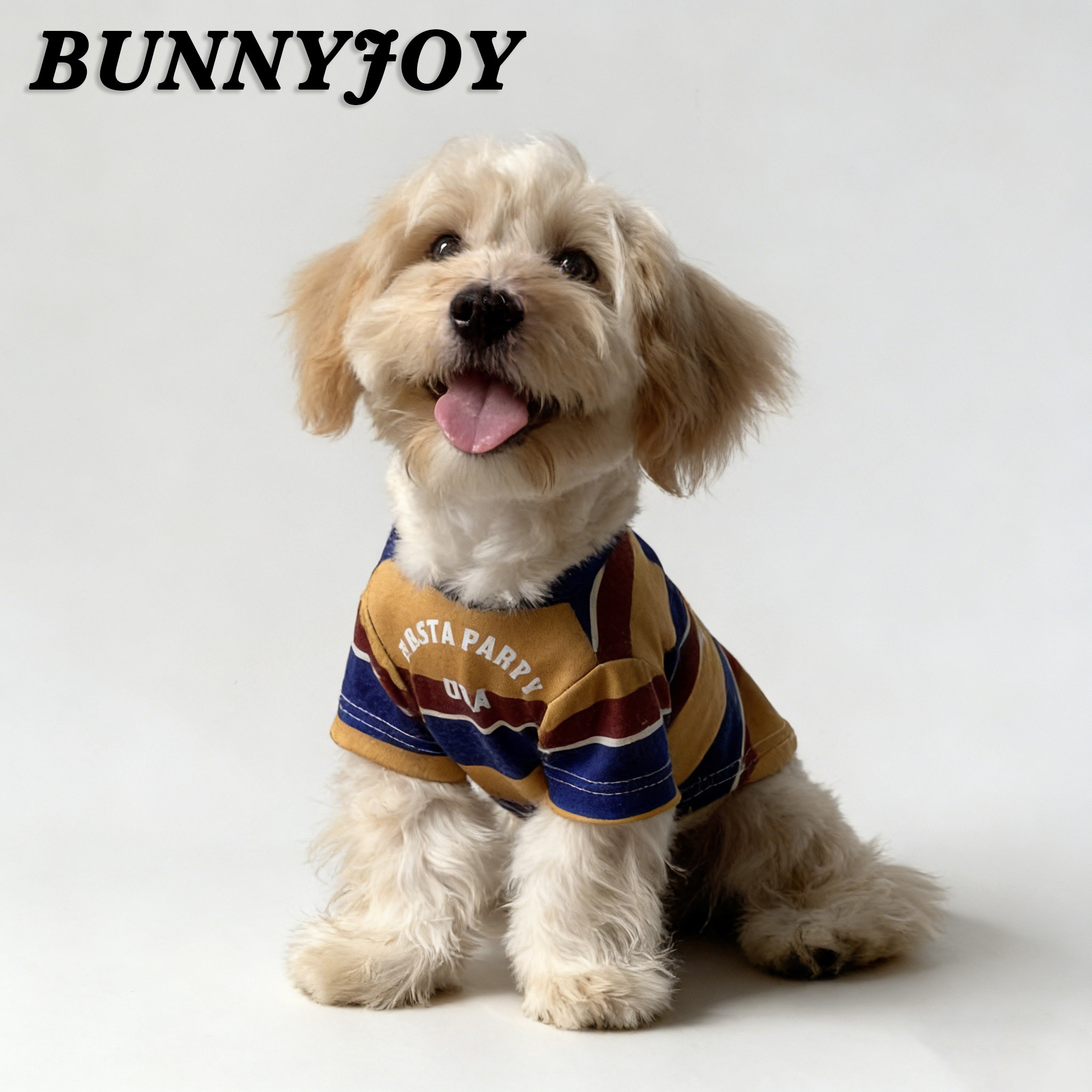 宠物狗狗2026春秋薄款条纹T恤小型犬猫咪衣服两脚衣腊肠犬防掉毛