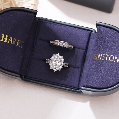 奢华款仿莫桑石椭圆鸽子蛋