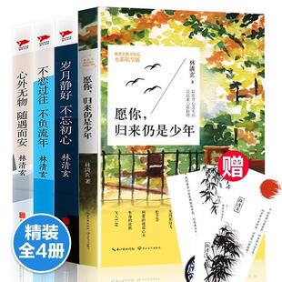 正版现货 4册 林清玄散文集 林清玄的书 愿你归来仍是少年林清玄散文集正版 书籍 初中生散文精选随笔书籍 畅销书排行榜 畅销书