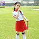 球服衣服golf亲子装 高尔夫童装 套装 短袖 裙 夏季 T恤大红色裤 ZG6新品