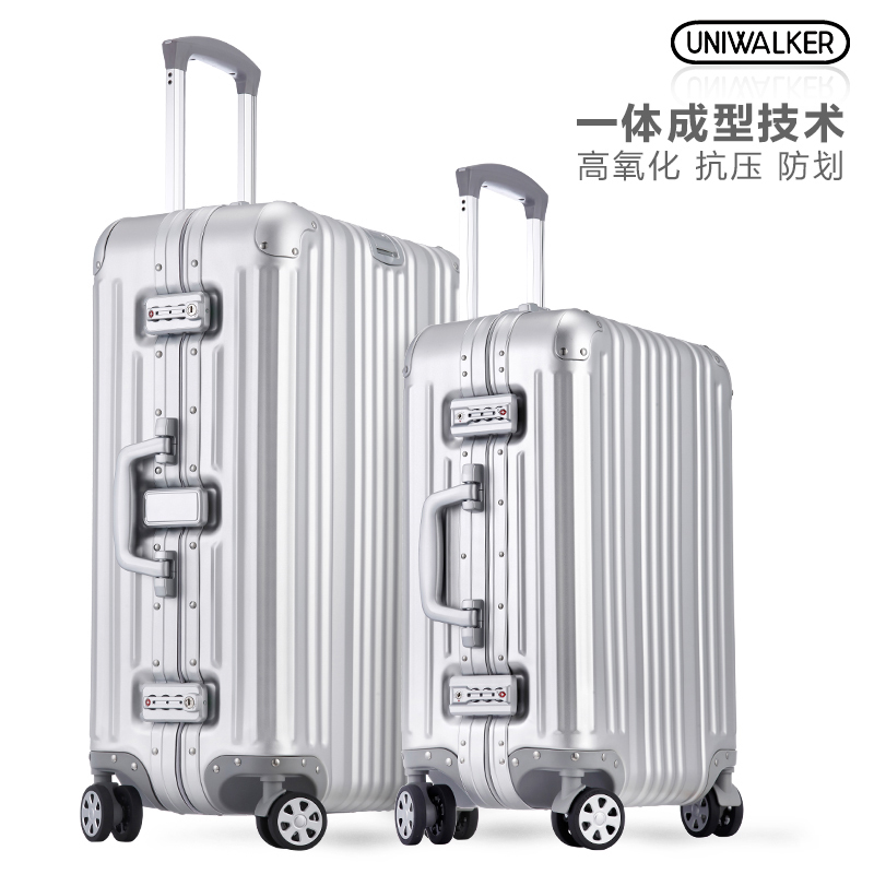uniwalker铝镁合金拉杆箱 复古旅行箱行李箱万向轮商务登机箱20寸|msdalam kategori Beg kulit/wanita/beg lelaki, beg pakaian - dari Buy2taobao.com untuk memberikan perkhidmatan ejen Taobao profesional membeli