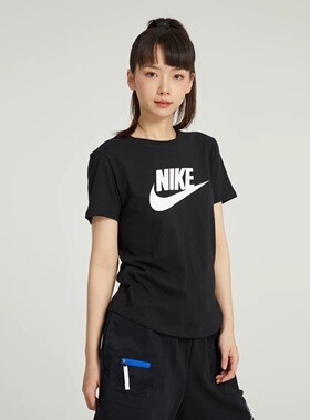 晶晶正品代购耐克女款纯棉休闲短袖7907
