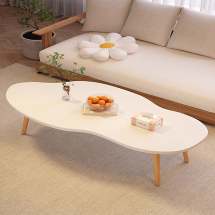 Scandinavian coffee table, modern simple sofa for bedroom