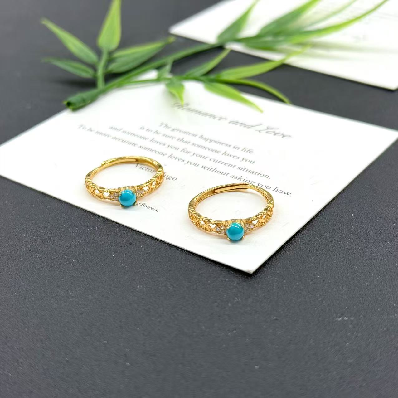 【烈儿宝贝】绿松石戒指(多样性发其一)JZT5111632