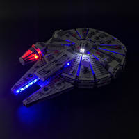 Star Wars series Millennium Falcon building blocks Spaceship large assembly toys for children and boys birthday gifts thumbnail 3