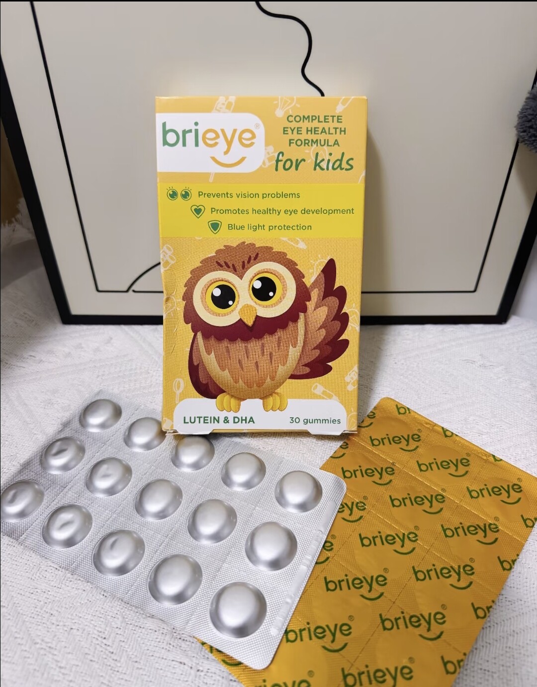 brieye珍悦目鱼油叶黄素DHA软糖图片