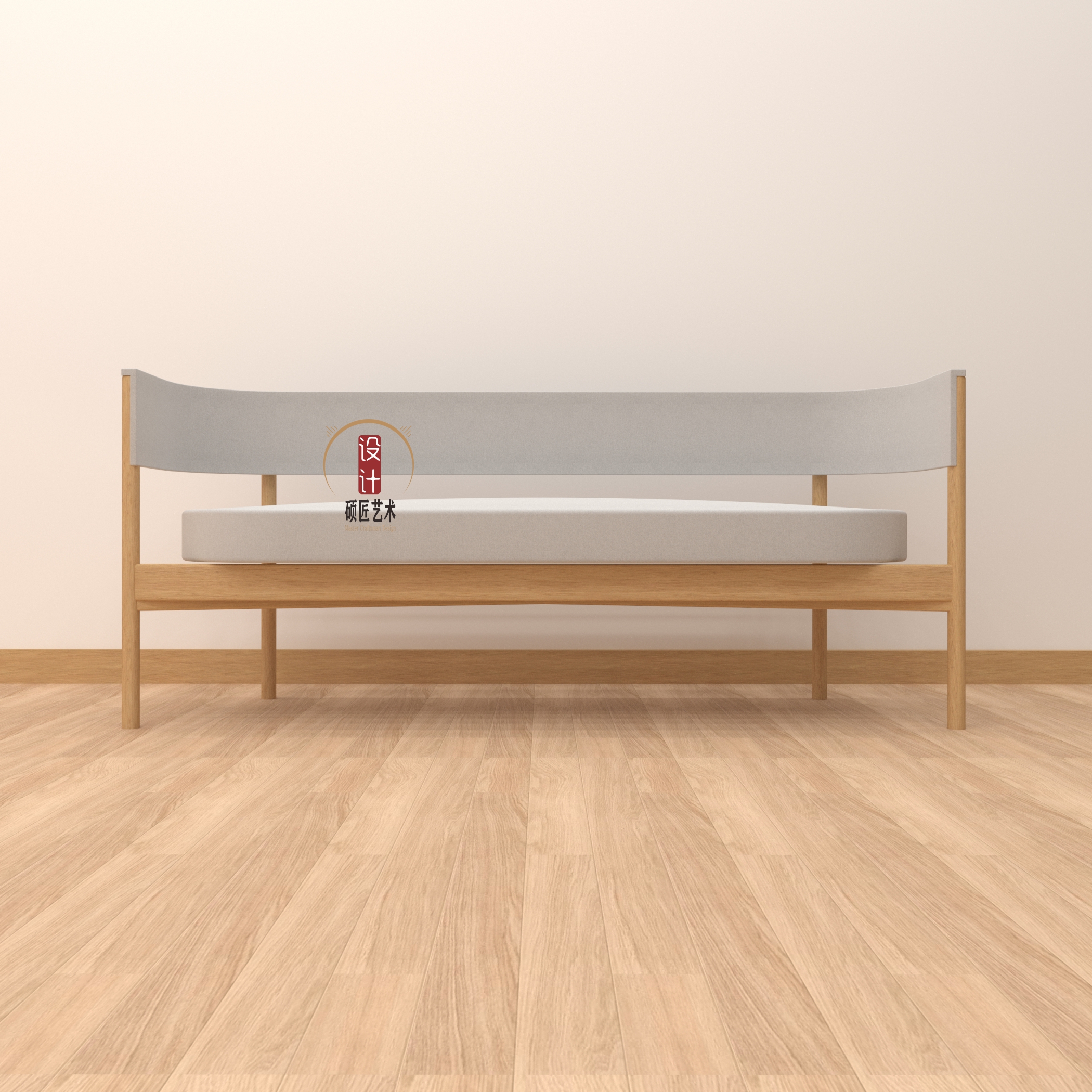 硕匠匠产原创设计白橡弧之美沙发