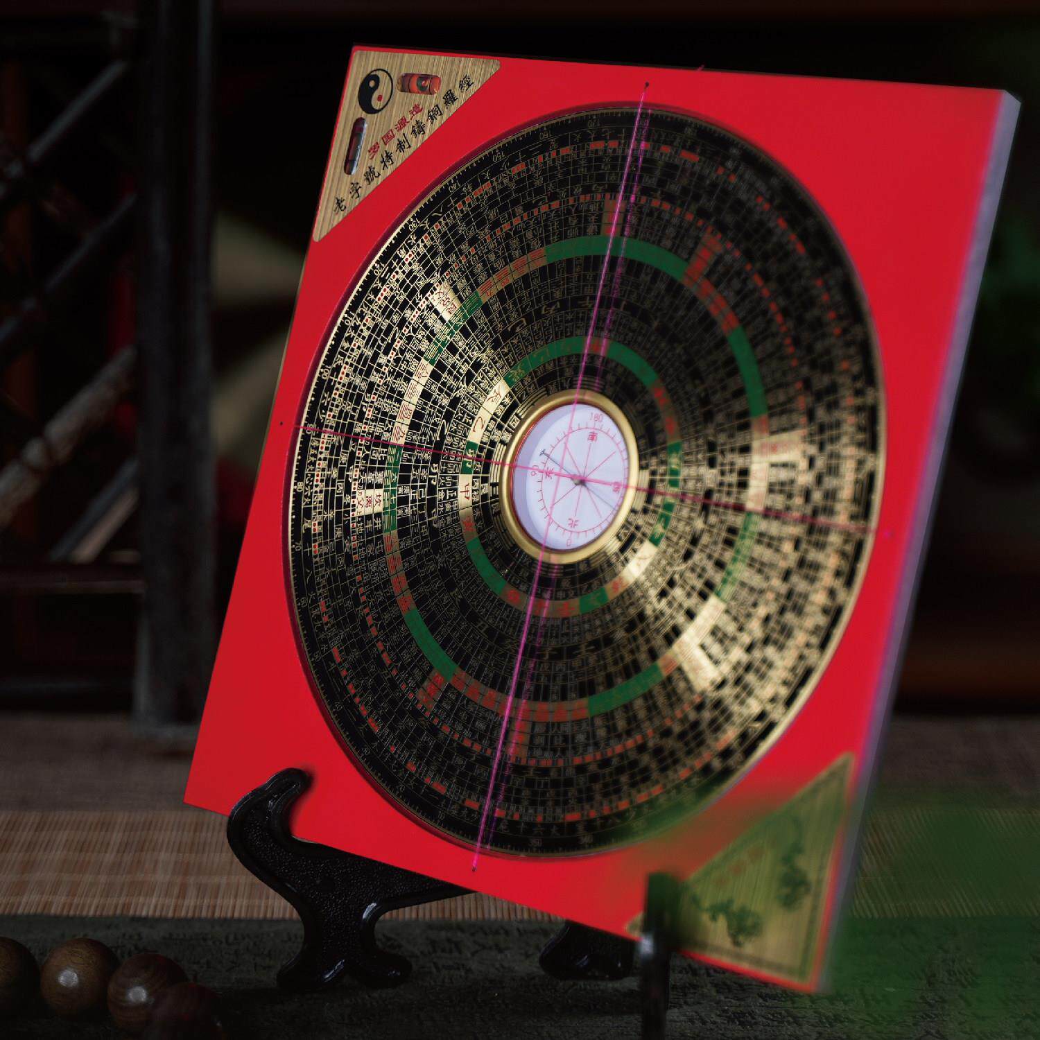 二十四山带五行风水罗盘高精度专业随身八卦罗盘摆件全铜36层