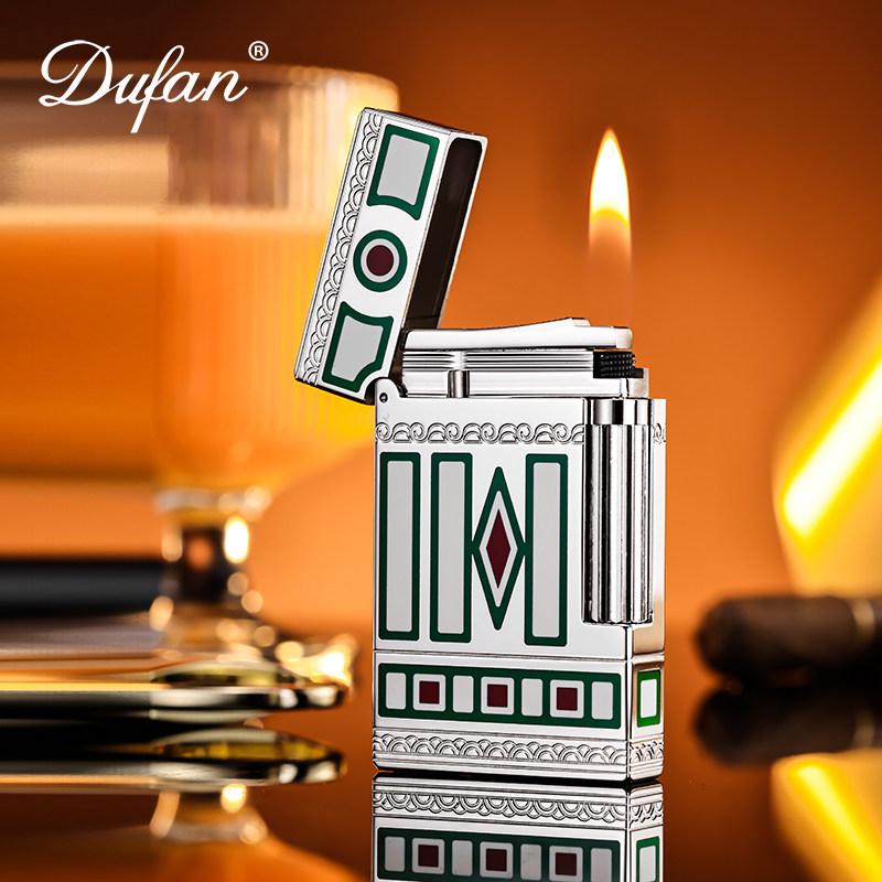 法國DUFAN朗聲打火機氣體黃銅