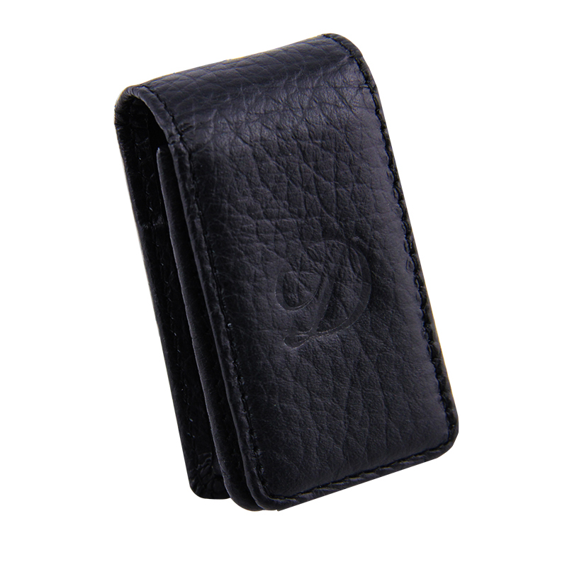 DUFAN都梵打火机原装正品配件 窄机皮套 黑色牛皮 吸扣腰挂皮套