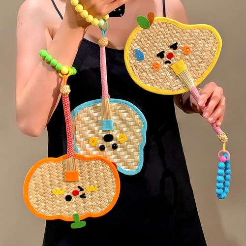 2025新款蒲扇子夏天可爱水果手工