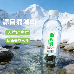 【80瓶】鼎兴泉 饮用天然水非矿泉水聚会团建婚礼用水350ml小瓶水