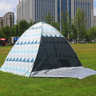 行拓速开帐篷户外简易式便携式折叠野营过夜防雨防晒露营自动野外