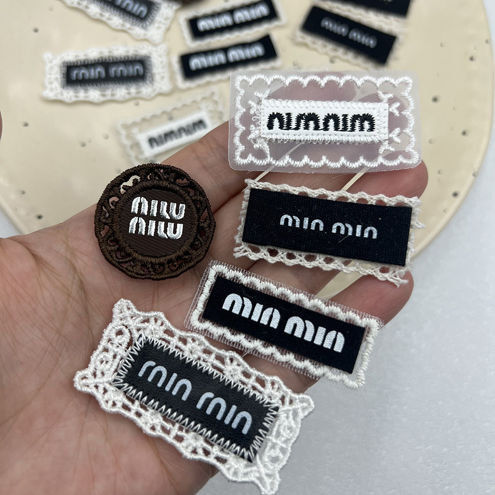 百搭高级布标网红minmin标镂空手工diy包包帽子衣服装饰袜子辅料