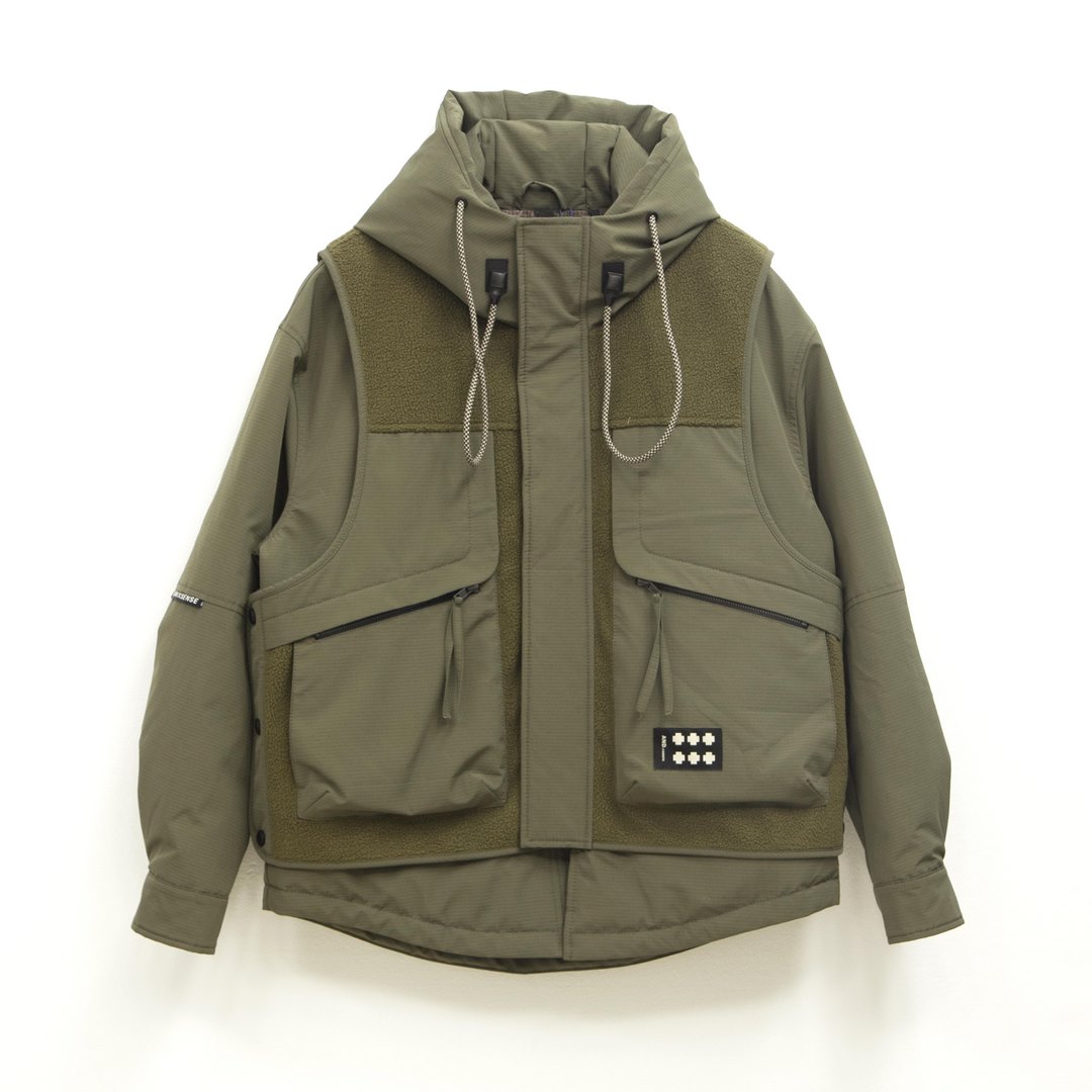 ALT阿恩蓝拓微阔连帽常规羽绒服