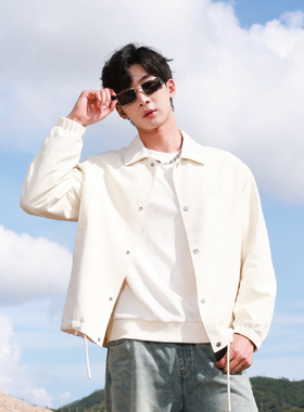 ALT阿恩蓝拓2025春秋季宽松翻领茄克BC40850513原599专柜正品